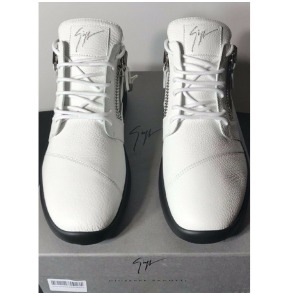 giuseppe zanotti NIB men’s leather sneakers - Picture 4 of 8